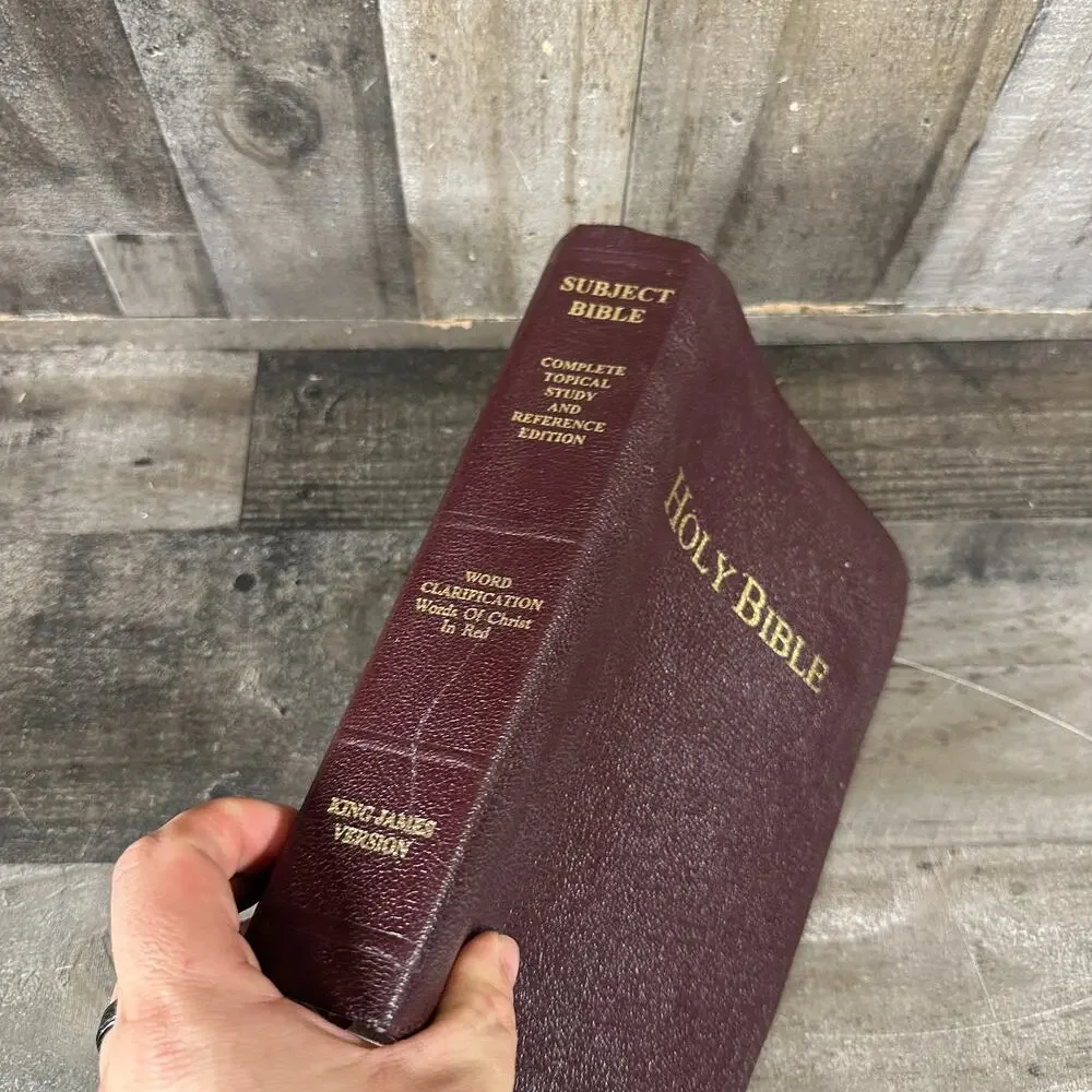 Subject Bible Complete Topical Study Reference Edition KJV 2000 Assurance Publis